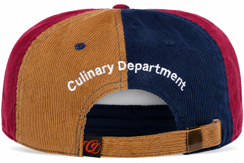 Colorblock Corduroy Cap