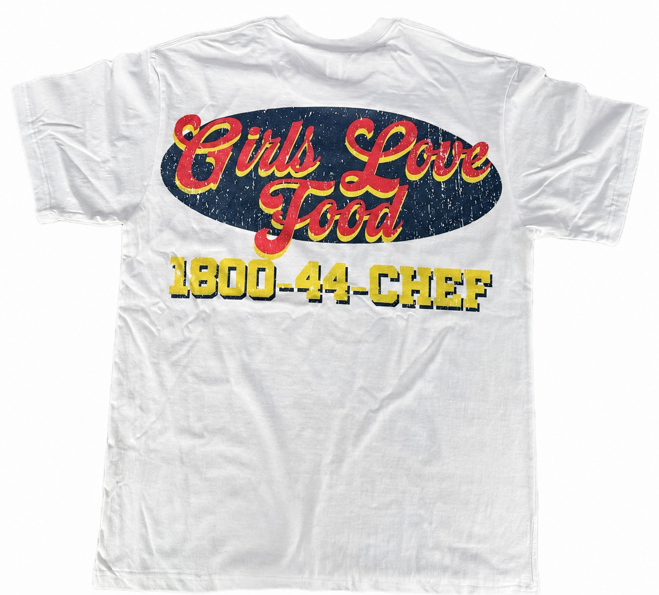 Culinary Department “Girls Love Food” Vintage Graphic Tee